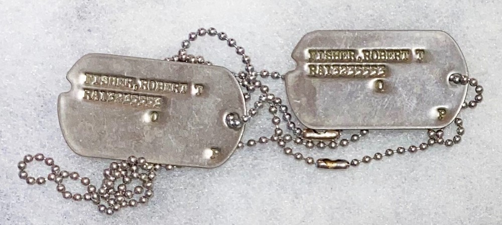 Robert Fisher Dog Tag Set