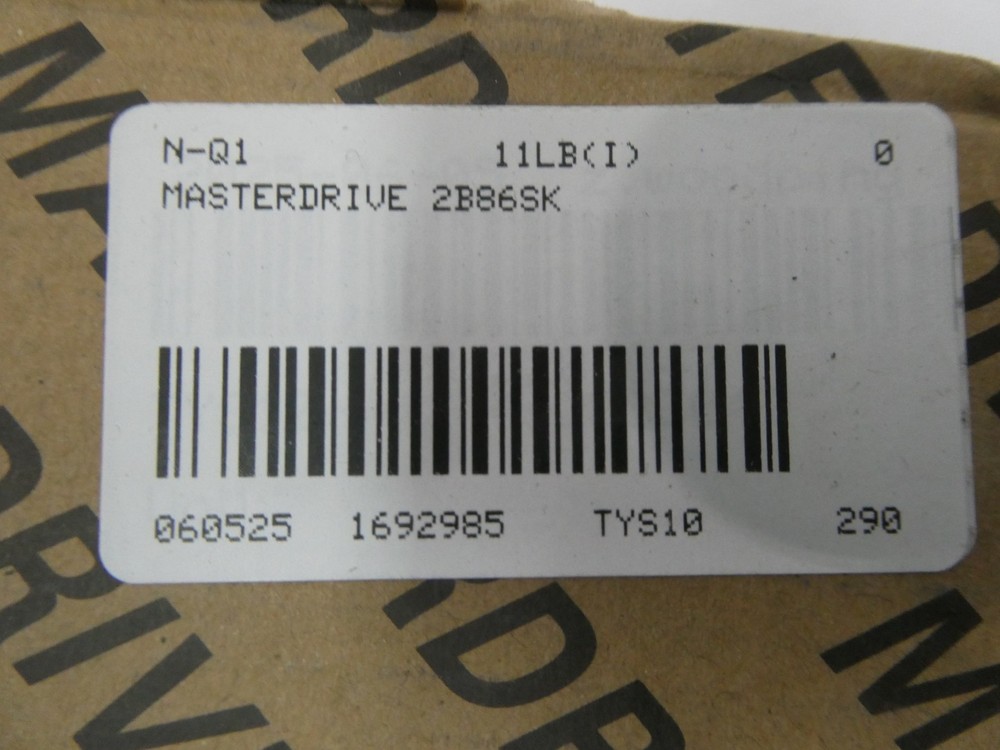 Masterdrive 2B86SK V-belt Sheave
