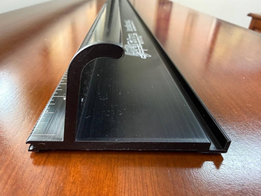 40" SOOPER EDGE Black Anodized Safety Ruler
