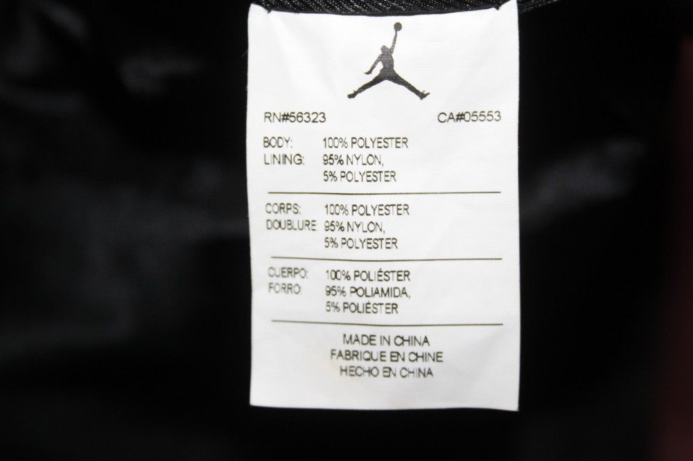 Jordan Duffle Bag Backpack - Black