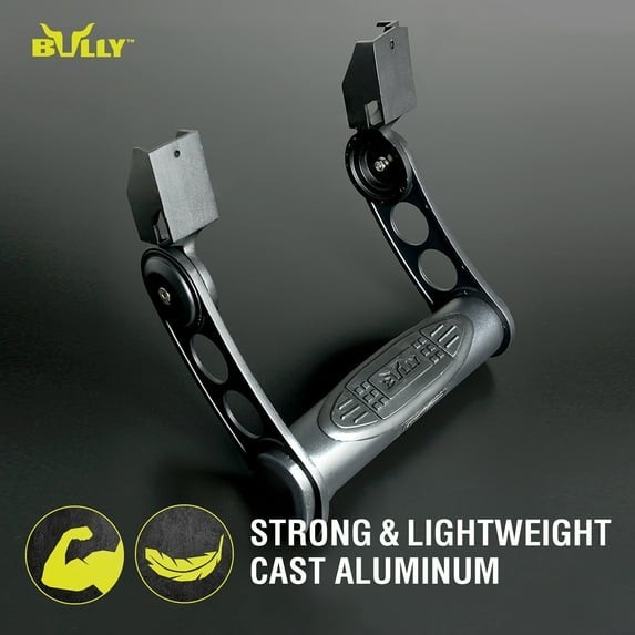 Single Side Step Black Anodized Aluminum Bracket 3" Stainless Steel Adjustable