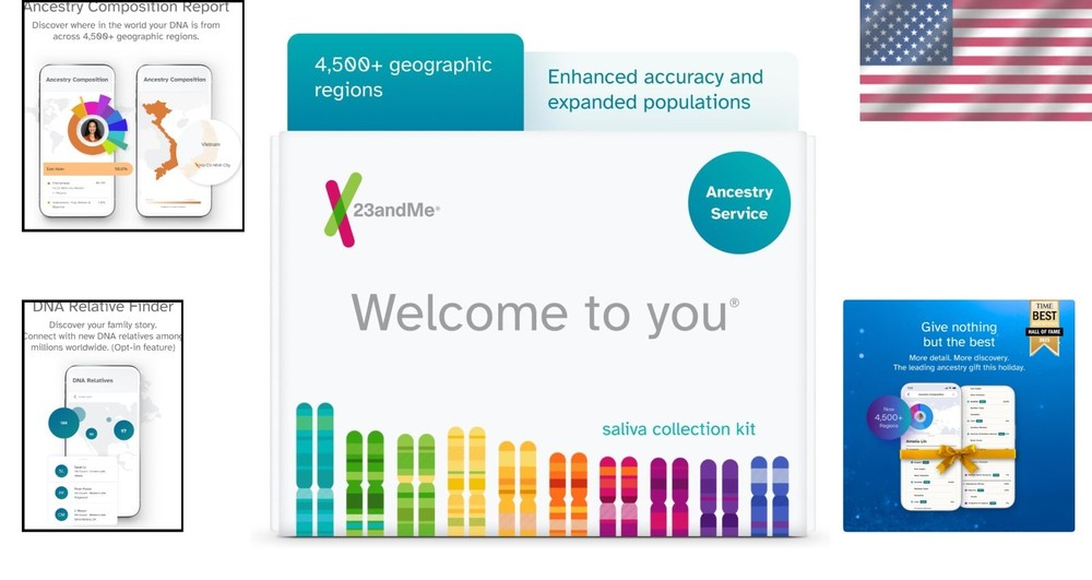 Comprehensive DNA Testing Kit - Discover Origins, Relatives & Ethnicities