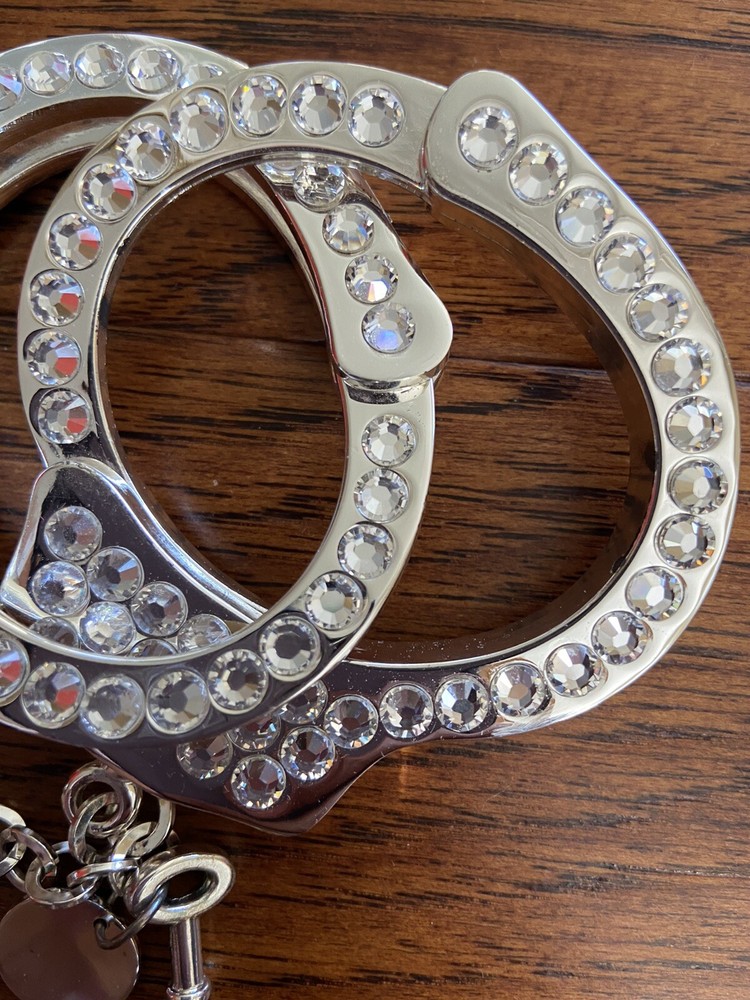 Rhinestone Decor Handcuffs From Neiman Marcus
