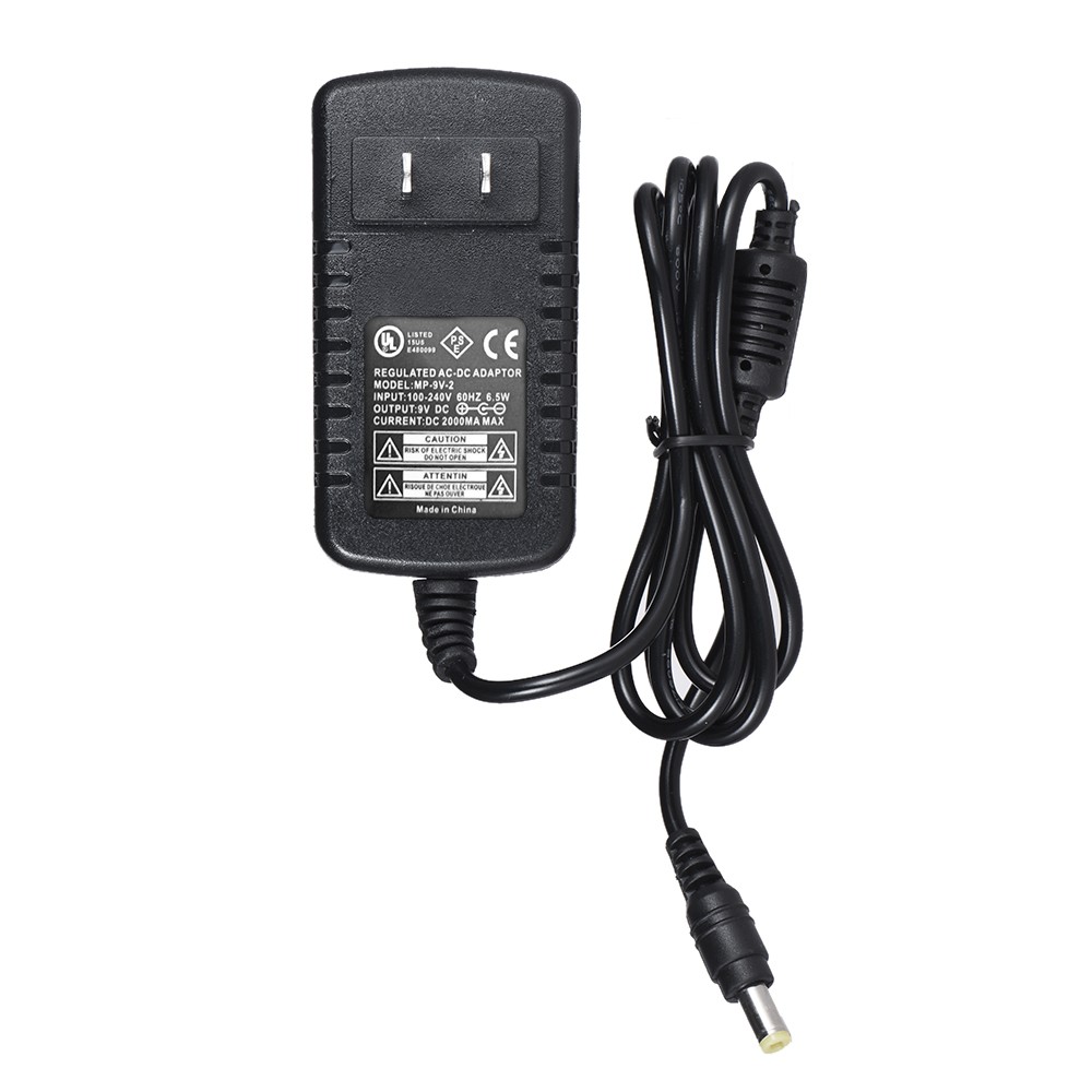 9V 2A Power Supply Adapter For Guitar Bass Effect US Plug