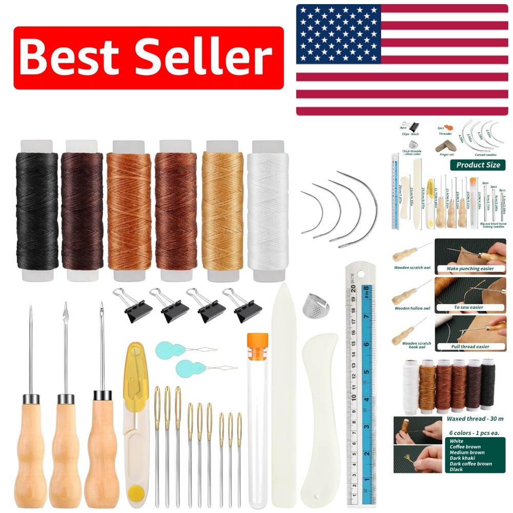 Comprehensive Crafting Book Binding Kit: Perfect for Leather & Paper Projects