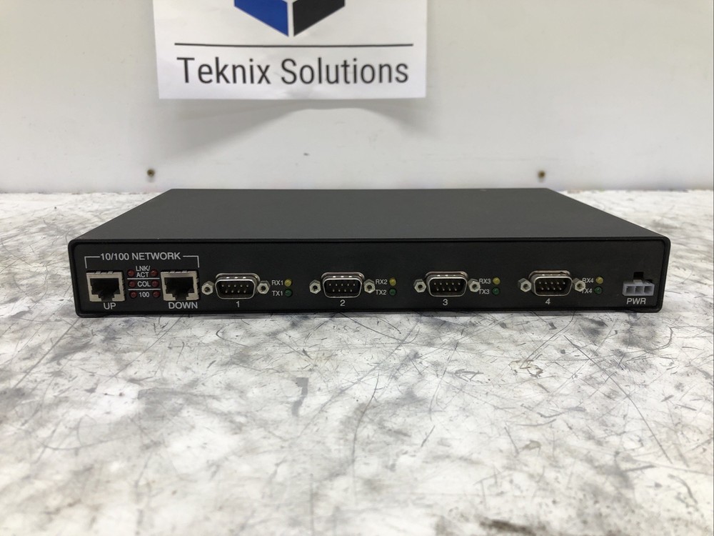 Comtrol DeviceMaster DB9M 4-Port Serial Hub POWERS ON - PLEASE READ DESCRIPTION