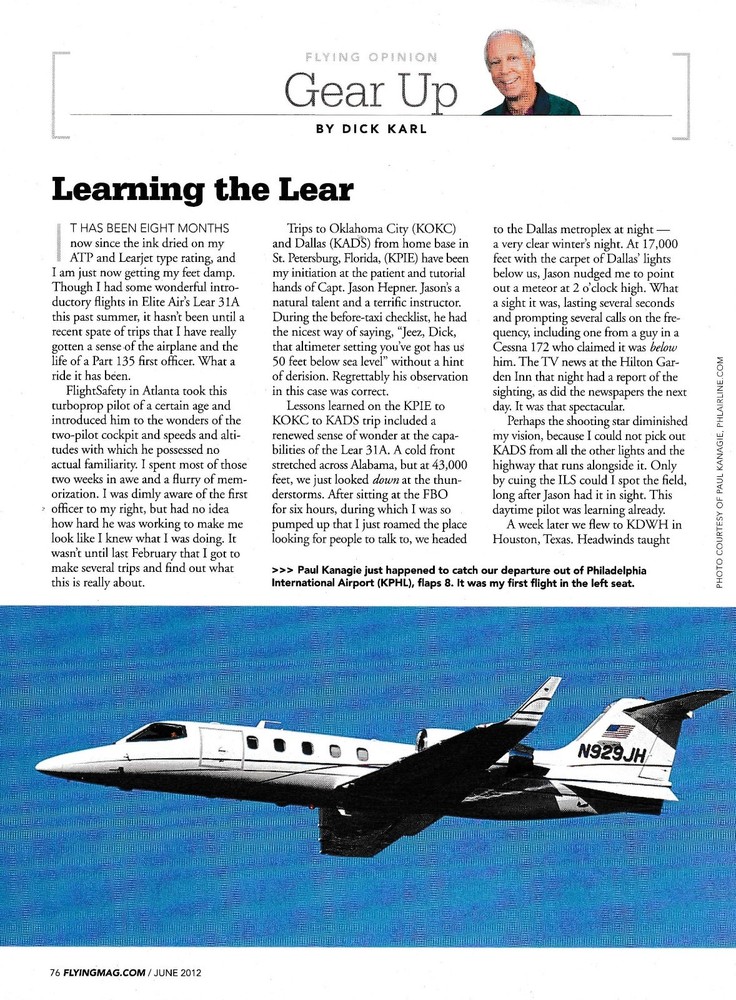Learjet Aircraft Report 7/7/2025x