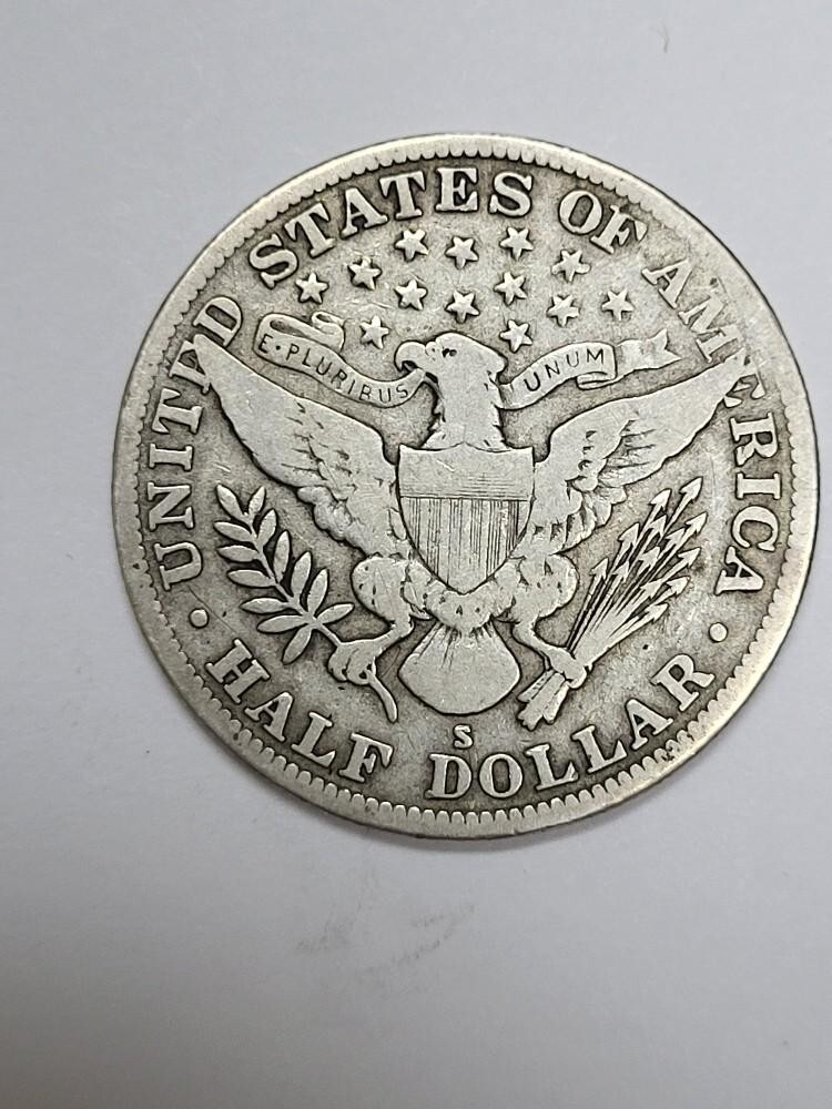 1915 S Barber Half Dollar PROBLEM FREE Fine