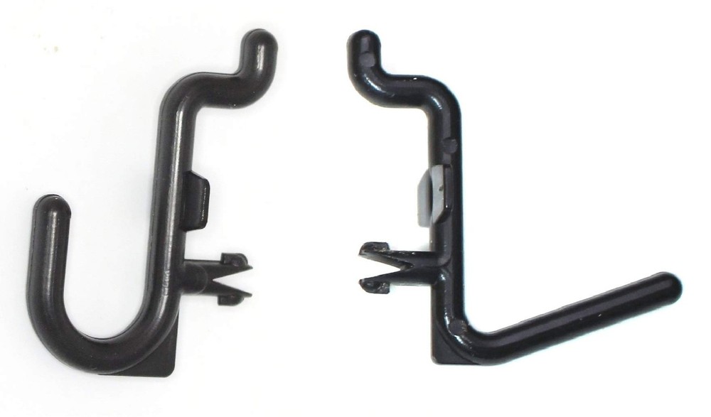 JSP Manufacturing Plastic Locking J Hook & L Hook Pegboard Kit | Garage Tool ...
