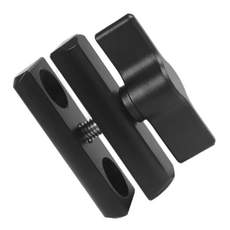 Adjustable Double Socket Arm For 17mm Ballhead Camera Mounts Clamp