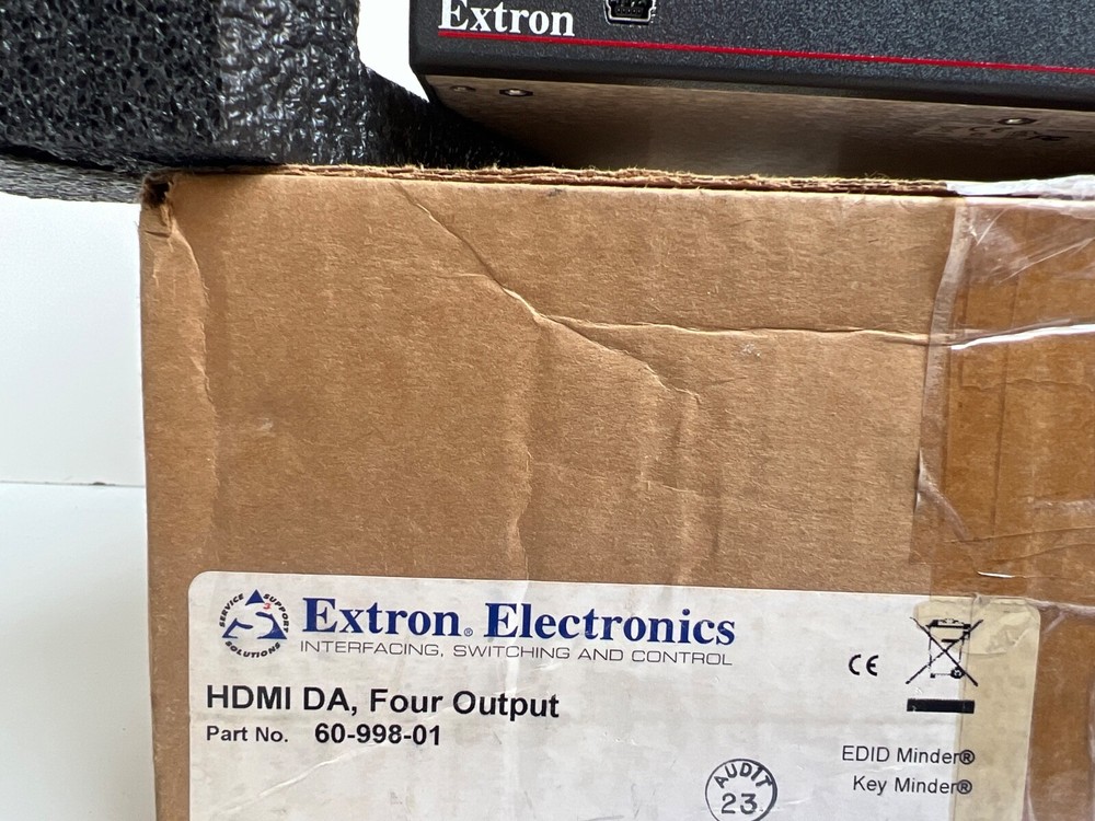 Extron 60-998-01 HDMI DA4 Distribution Amplifier Four Output