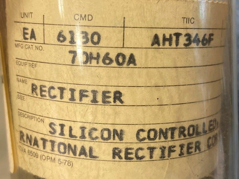 International Rectifier 70H60A Thyristor Semiconductor Part
