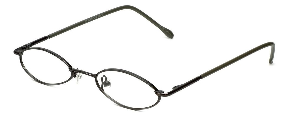 FlexPlus Collection Designer Blue Light Blocking Glasses Model 101 Gunmetal 45mm