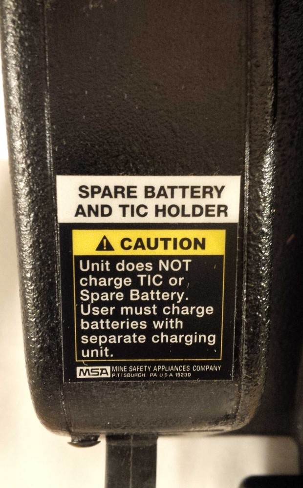 MSA Evolution 5000 E5K SERIES Non-Charging SPARE BATTERY & TIC Holder 10067707