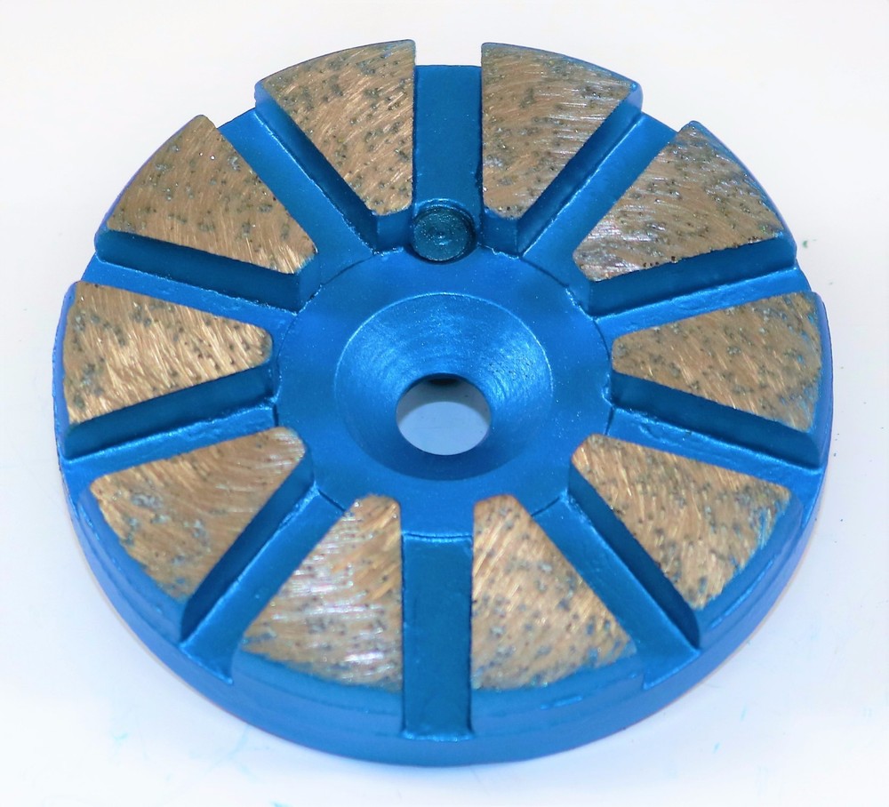 METAL-BOND DIAMOND TOOLS, 3" 10-SEGMENT - 30 GRIT