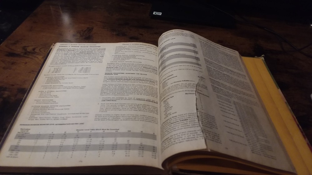 Advanced Dungeons & Dragons Dungeon Masters Guide 6th Alpha AD&D Vintage OOP
