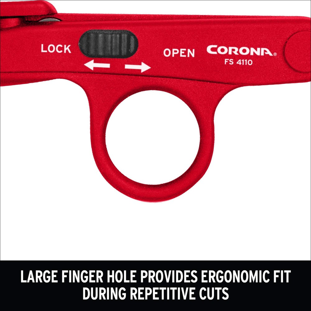 FS 4110 Hydroponic Finger Micro Snips , Red