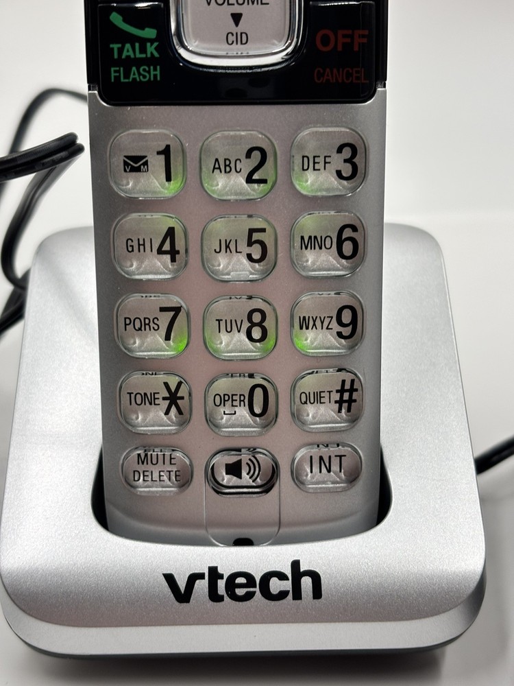 VTech • CS6719-2 • DECT 6.0 Cordless Phone • 2 Handset • Black • Open Box