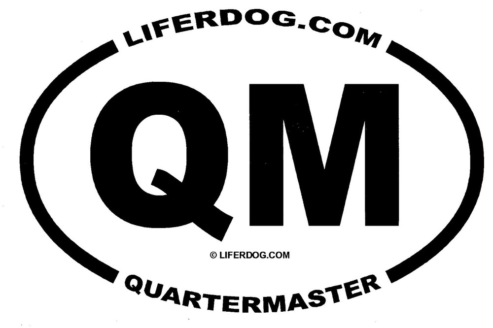 4x6 USN  QM QUARTERMASTER    STICKER