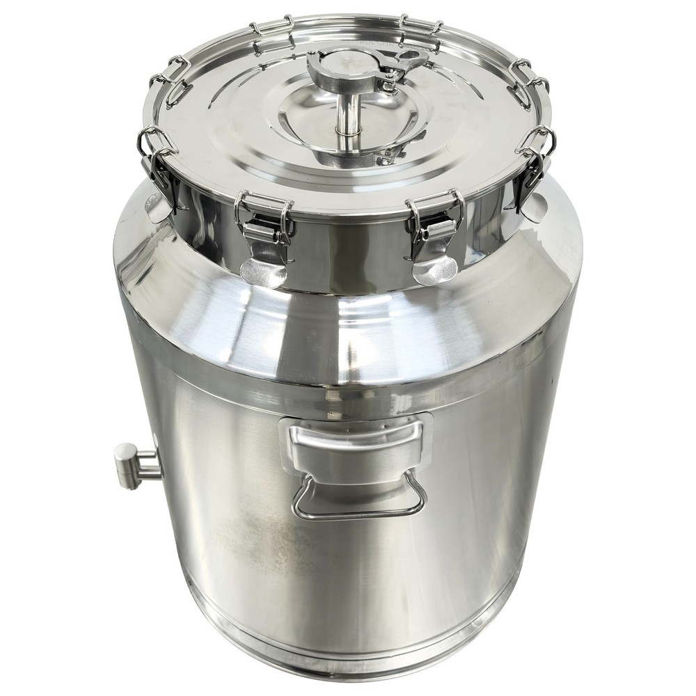 64L Stainless Steel Fermenter/Storage Tank for Wine Brewing, Storage, Transport