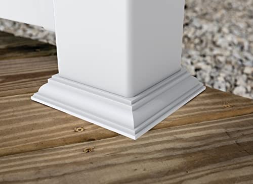 4"x4" Low Profile Base Trim, White