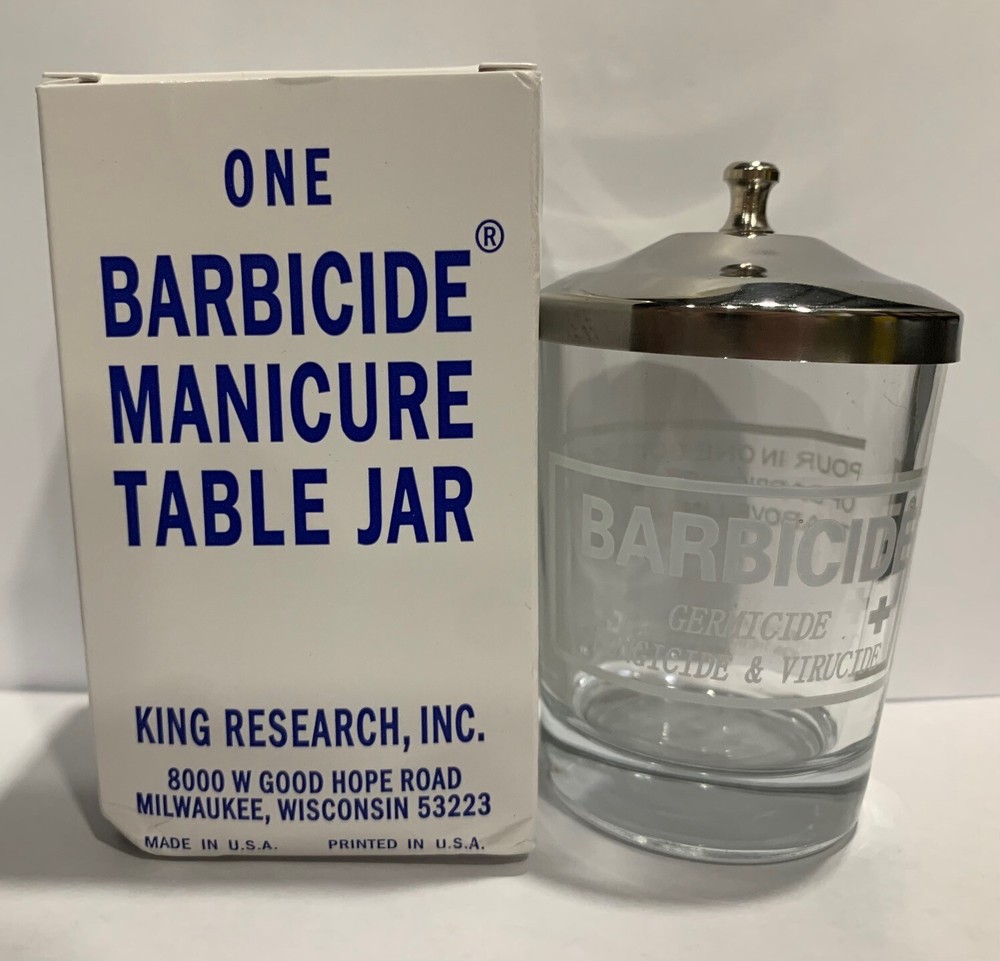 One Barbicide Manicure Table Jar
