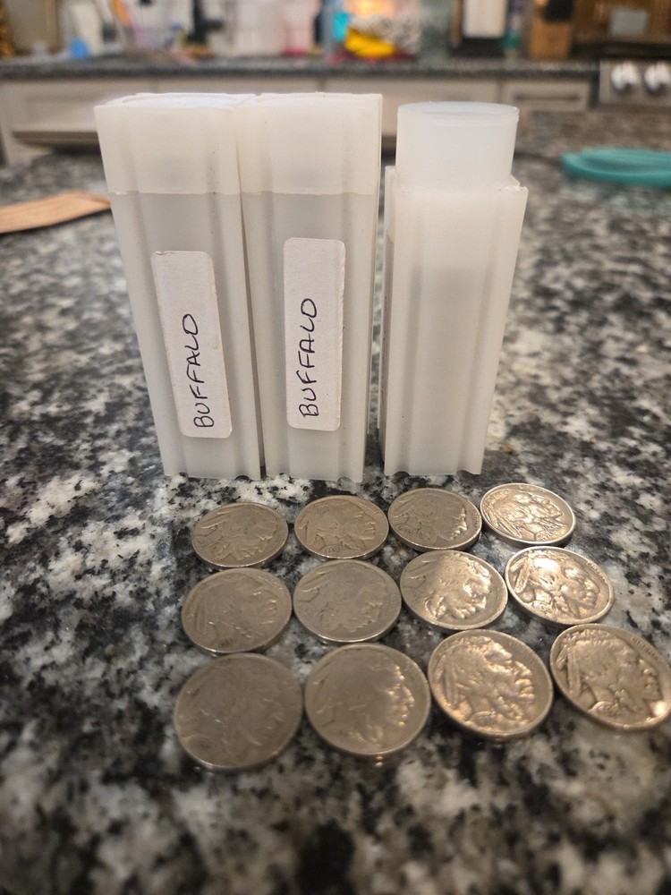 BUFFALO NICKEL ROLL (40 COINS), RANDOM DATES, NICE COINS --3 Available