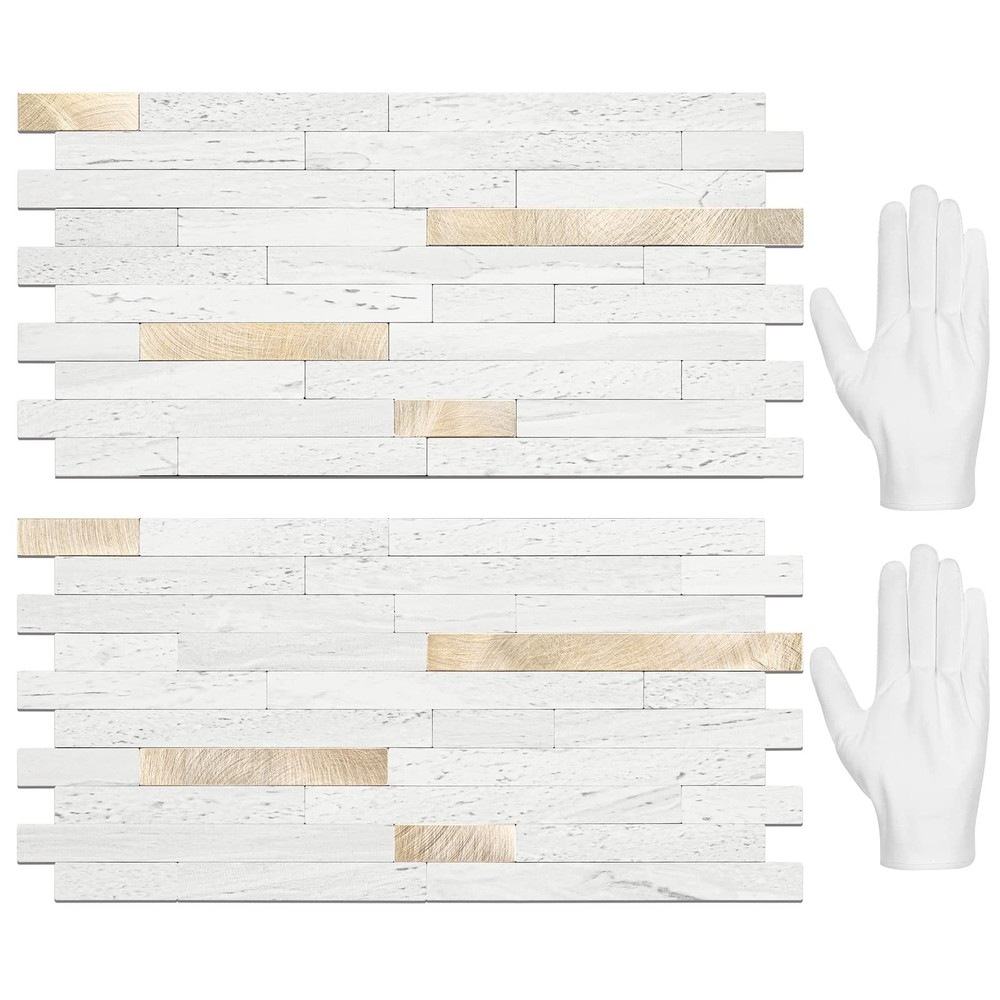 20 Sheets Peel and Stick Backsplash Tile, Stick on Backsplash for Kitchen and...
