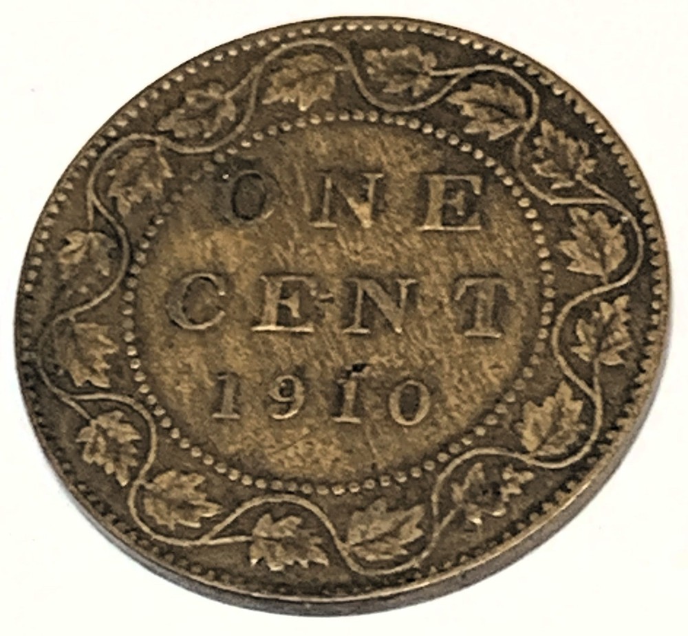 # C6550     CANADA   COIN,     LARGE CENT   1910