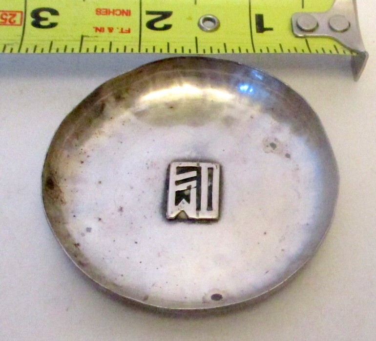LEONORE DOSKOW Signed Sterling SILVER Pin Dish Tray