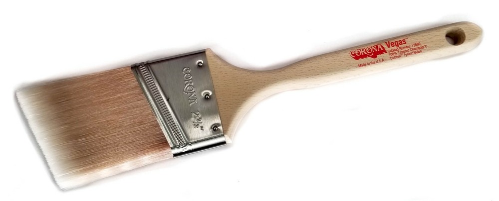 Corona Vegas Champagne Nylon Angular Paint Brush