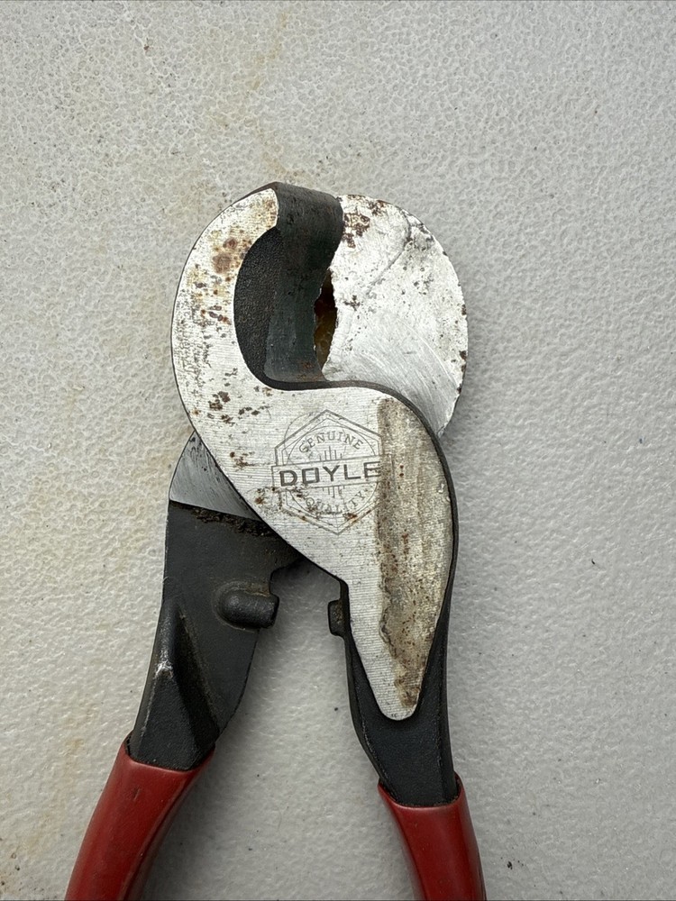Doyle High Leverage Wire/cable Cutters 10" Red Grips