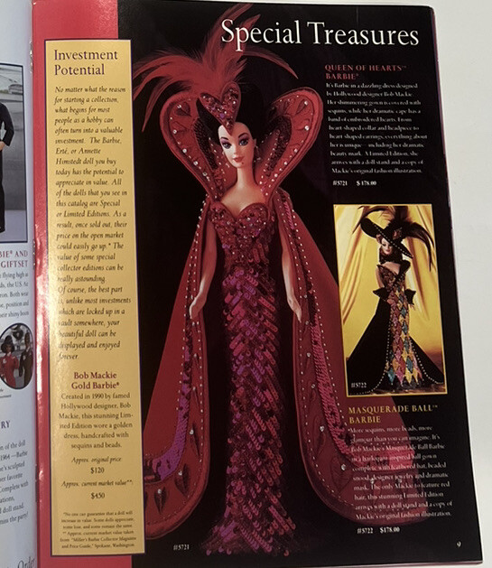 Barbie Erté Himstedt SEARS Catalog Fall 1994