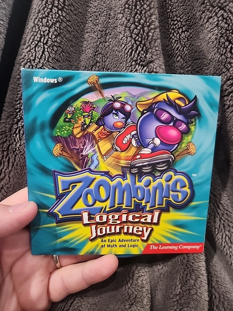 ZOOMBINIS LOGICAL JOURNEY Windows PC Computer CD-ROM Game Tested Works