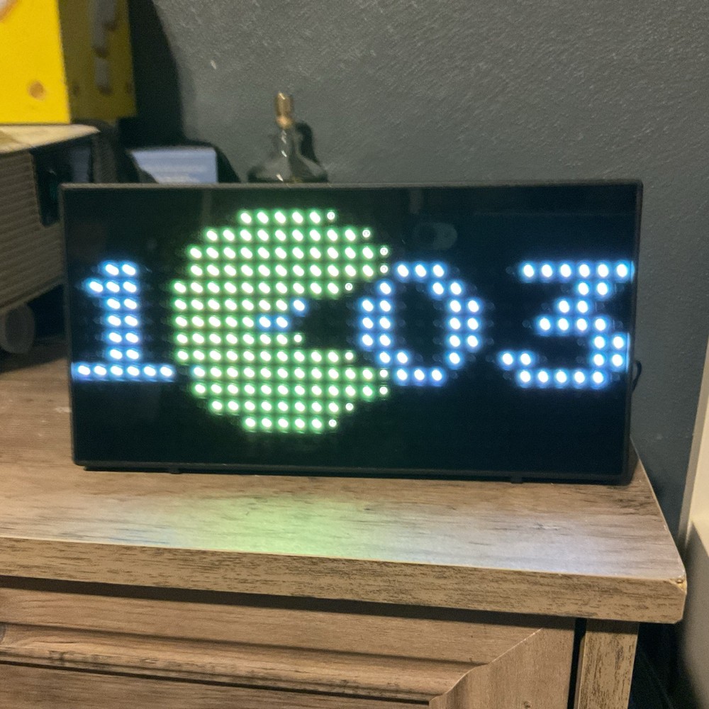 Pac-Man Premium LED Desk Clock Designed by Raw Thrills
