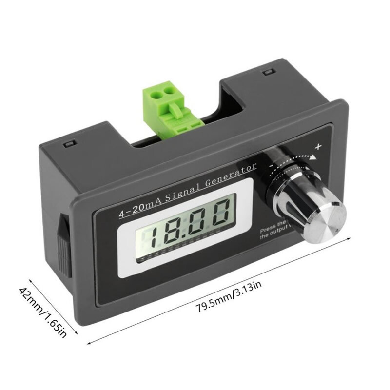 2-wire 4-20mA Current Loop Signal Generator Panel-mounted Current Transducer