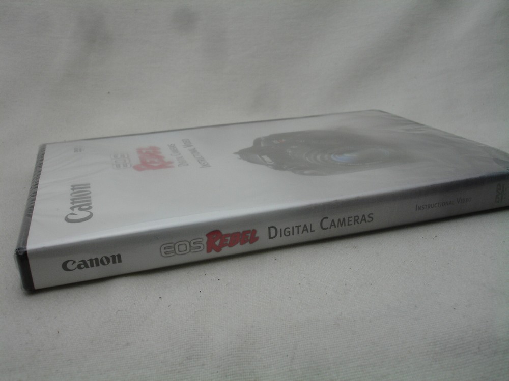 NEW Canon EOS Rebel Tutorial Instructional Guide Video DVD for Digital Cameras!