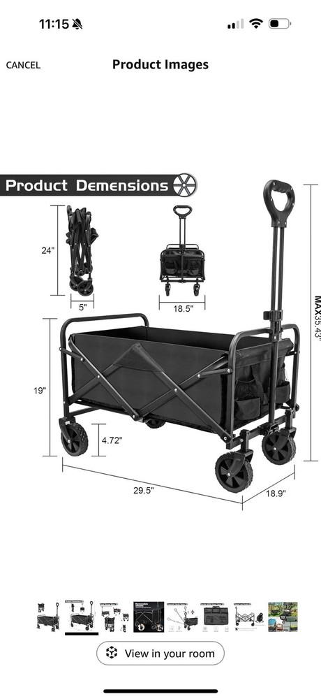 Collapsible Wagon Stroller