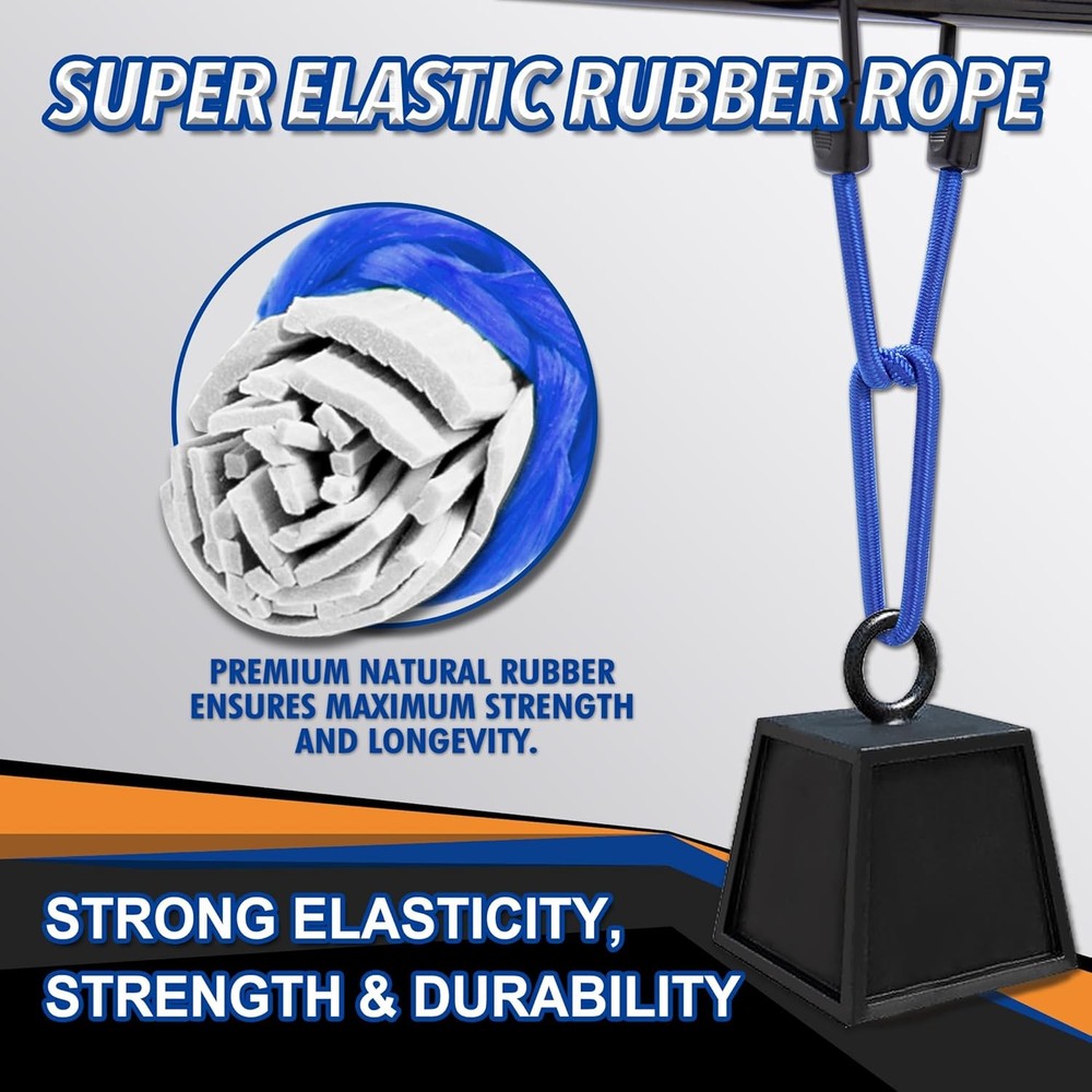 32-Piece Resistance Band Set with Hooks