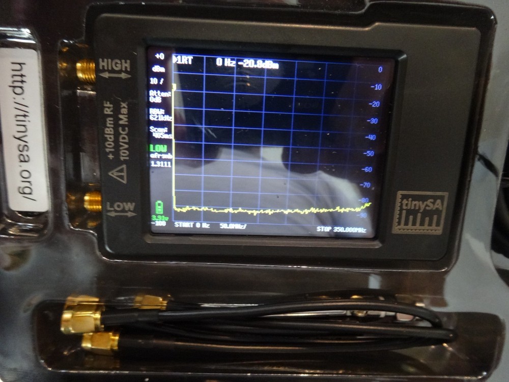 TinySA Tiny Spectrum Analyzer Frequency Analyzer 100kHz to 960MHz NIB