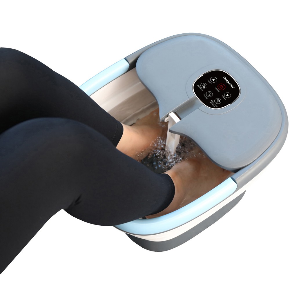Carepeutic Collapsible Automatic Foot Spa Massager with Remote Controller KH309