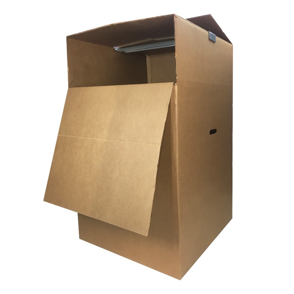 UBMOVE Wardrobe Boxes - Qty 12 Boxes w Bars - Moving Boxes