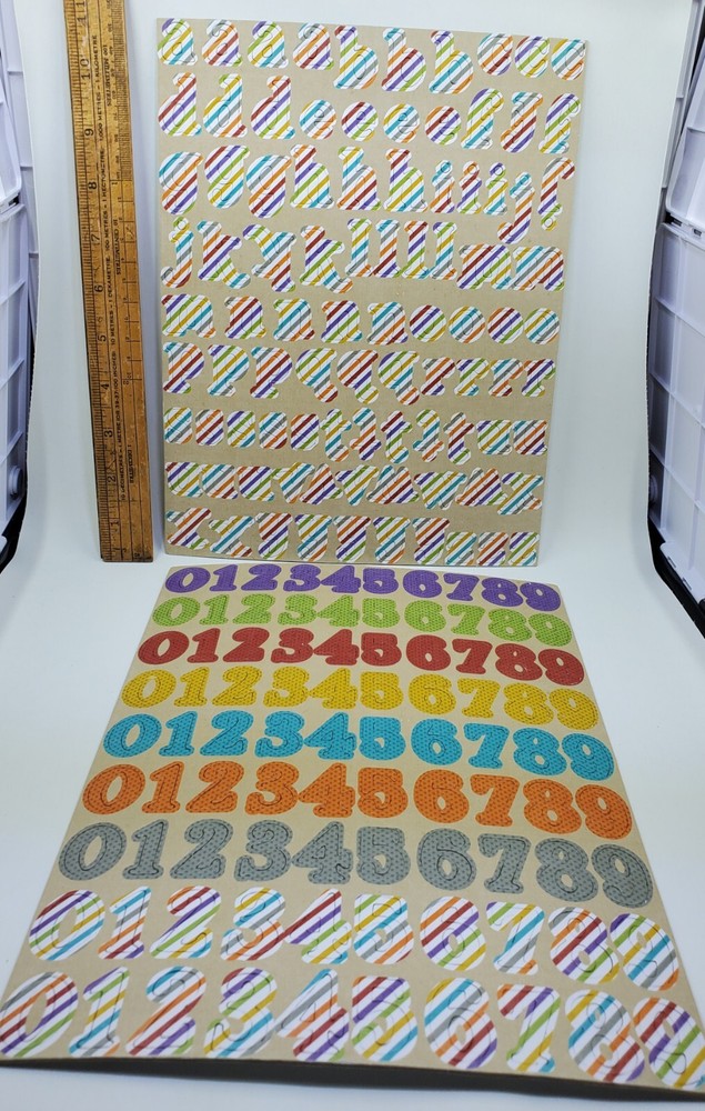 The Good Life Chipboard Bundle 1500 Pcs Alphabets, Tags, Shapes, Phrases