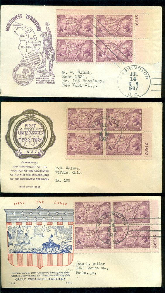 17 Different SECOND DAY Covers from 1937 -- Great Cachets  Flap/Ok & S
