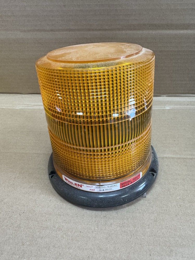 Federal Signal Electra Flash Strobe Light ORANGE