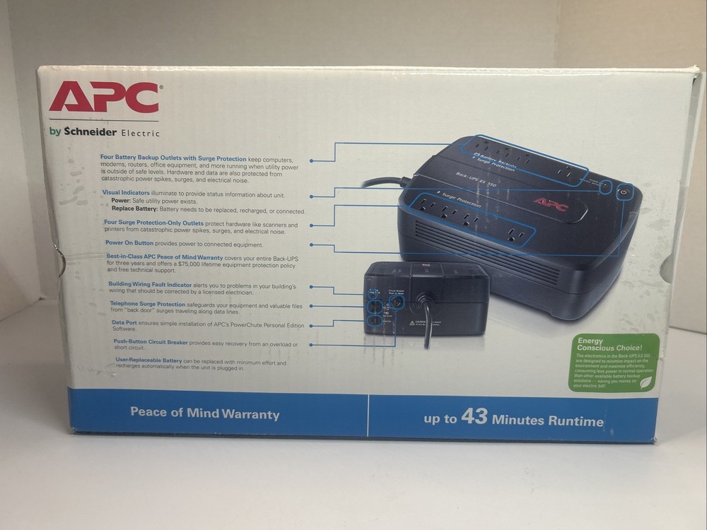 APC ES 550 Back Up UPS