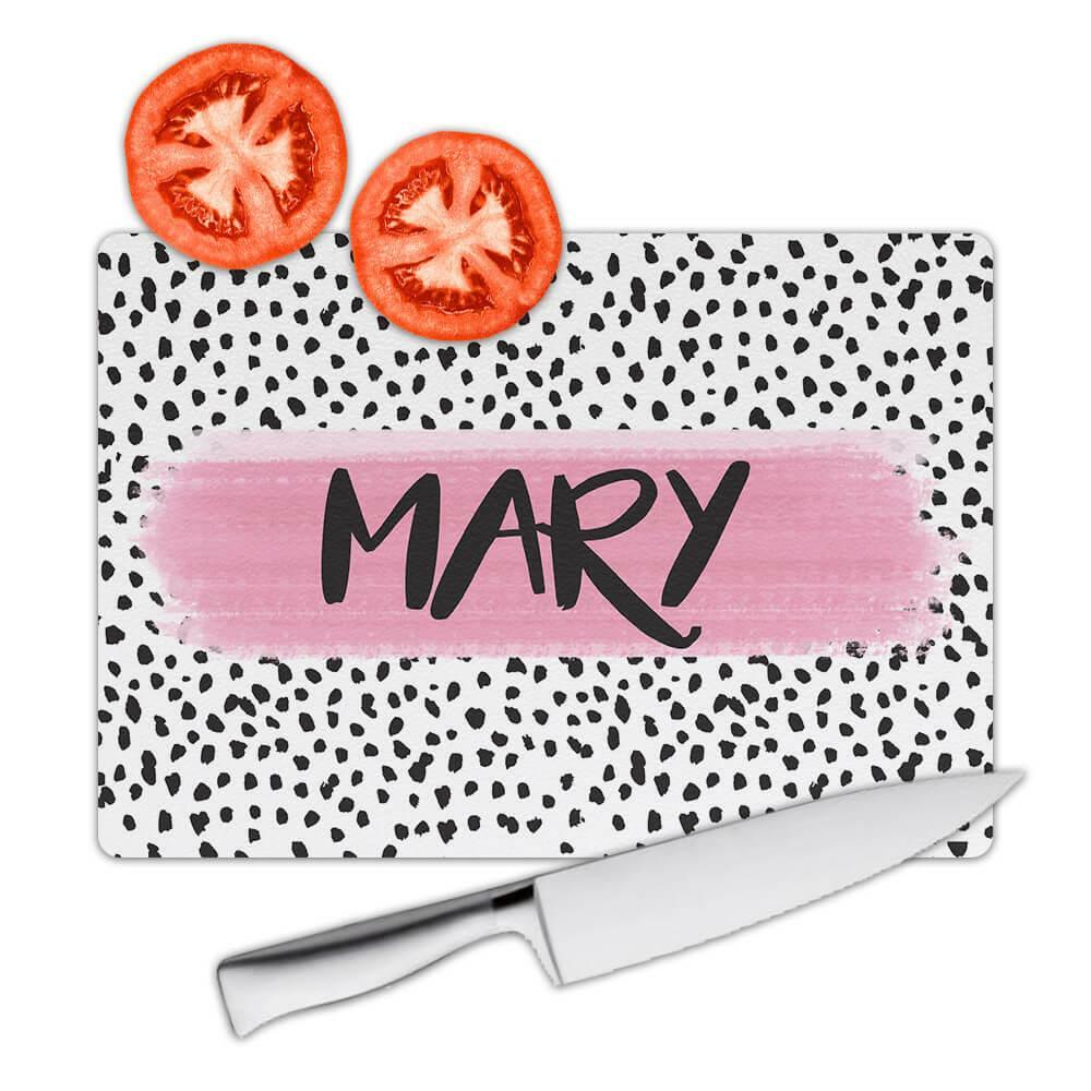 Gift Cutting Board : Personalized Dalmatian Pattern Dog Pet Modern Abstract