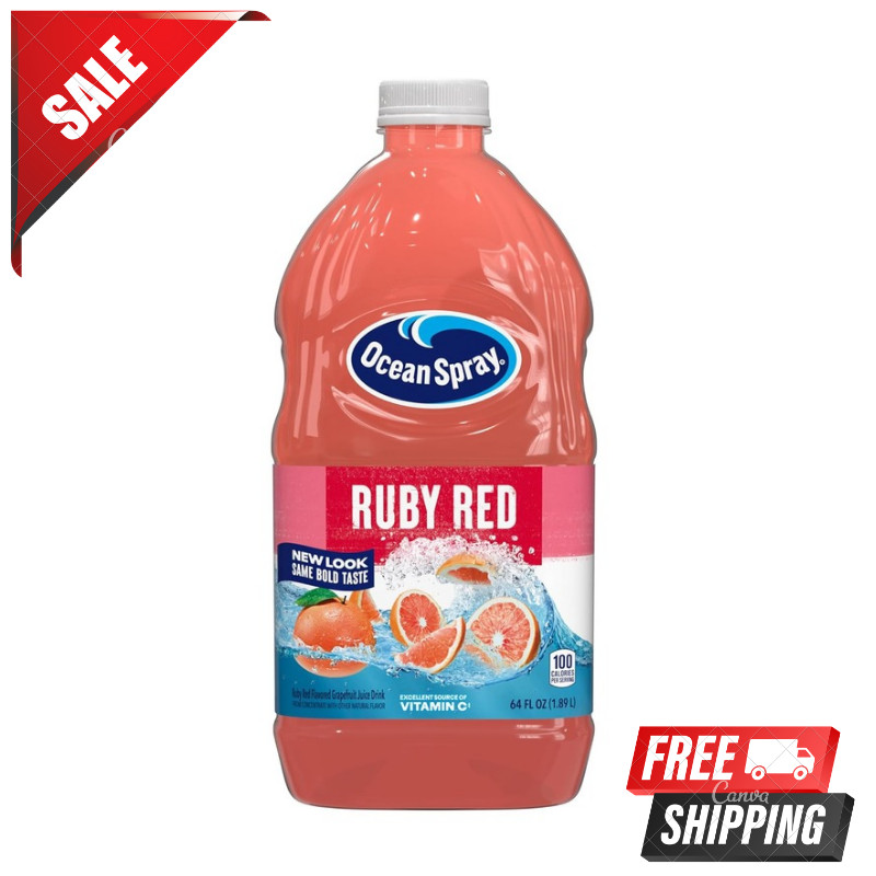 Ocean Spray® Ruby Red Grapefruit Juice Drink, 64 fl oz Bottle