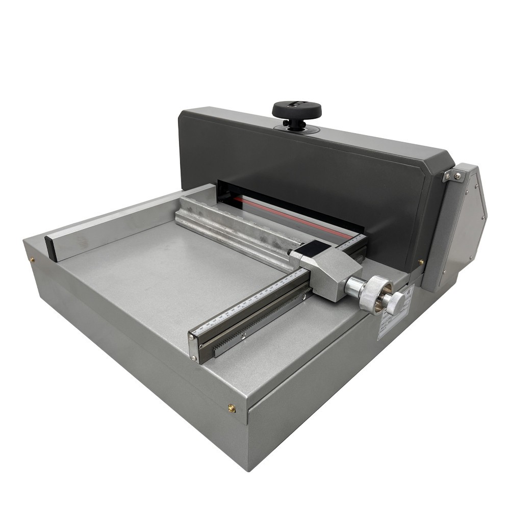 A4 Desktop Electric Paper Cutter Two Hands Cutting Operation Multiprotection