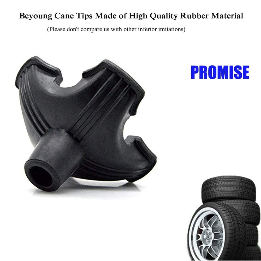 Beyoung Standing Quad Support Cane Tip Mobility Quadpod Stable Cane Support W...